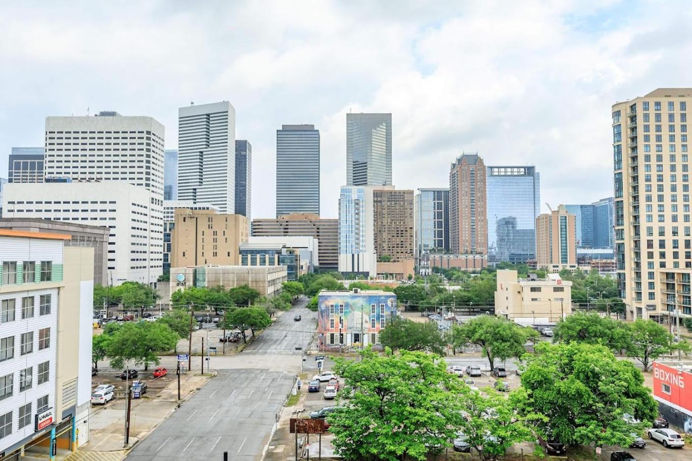 U3 Penthouse Houstonw Car Astros W Skyline-View Apartment Exterior photo